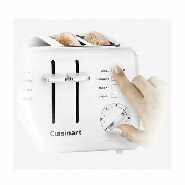 Cuisinart Toaster Dual Setting Wht 4sl CPT-142C